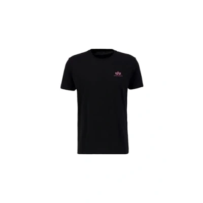 Image of Alpha Industries Men&#039;s Backprint T Shirt, Black/Dark Mag, S