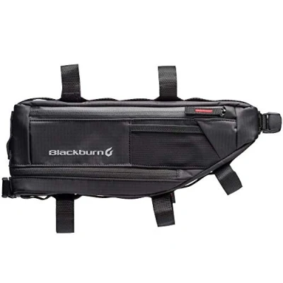 Image of Blackburn Outpost Seat Pack with Drybag Extra Large Capacity Waterproof Quick Mount 11L Black/Grey
