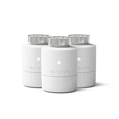 Image of tado BASIC Smart Radiator Thermostat 3 Pack WiFi Add On Valve For Digital Multi Room Control Easy Installation Save Heating Costs Works With Alexa, Apple HomeKit And Google