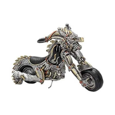 Image of Nemesis Now Dracus Birota Steampunk Dragon Motorcycle Figurine 29cm