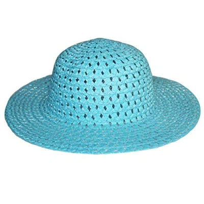 Image of Widdle Springtime Easter Woven Bonnets, Arts and Crafts Bonnet Summer Hat Blue 2462