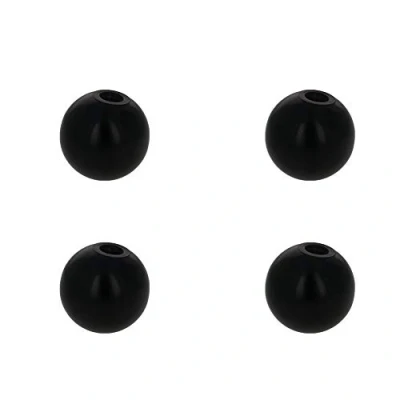 Image of Othmro 4pcs Ball Lever Knobs, M8 Female Thread Insulated Black Knob, 40mm Diameter Bakelite Knob Machine Handle Tool Replacement