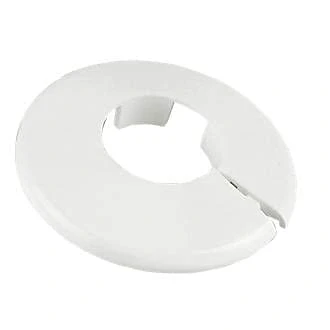 Image of GENUEN® 2 X 15mmTalon White Radiator Pipe Collars 15mm Hole (2)
