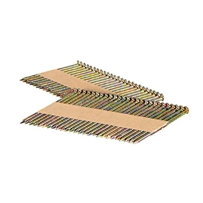 Image of Collated Galvanised Ring Shank Framing Nails 34 2.9mm x 65mm 200 Pack