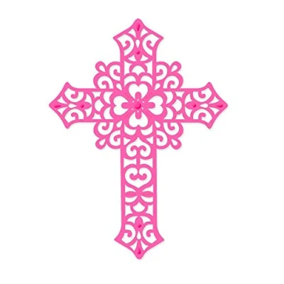Image of Sweet Dixie Large Filigree Cross Die, Metal, Grey, 29.5 x 15.8 0.8 cm