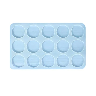 Image of Pnuokn Silicone Mold, Irregular Phone Grip Resin Mold Badge Reel Jewelry Casting for DIY Keychain Pendant Charms