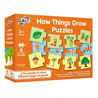 Image of Galt Toys, How Things Grow Puzzle, Jigsaw Puzzle for Kids, Ages 3 Years Plus