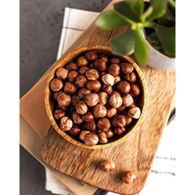 Image of Hazelnuts 2kg Whole Raw Edible Nuts Shelled Natural Hazel Nut No Shell with Skin Unroasted Unsalted Kernels Non GMO Keto Paleo Protein Ready to Eat for Humans PURIMA