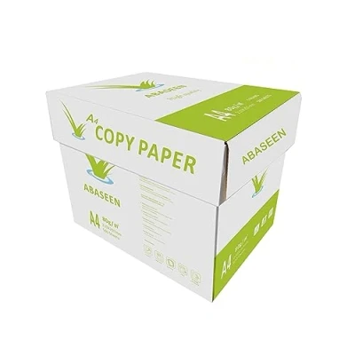 Image of Abaseen 5 Reams 2500 Sheets Premium White Printer Paper Office A4 Size (210x297mm) 80gsm Multipurpose for Home and Use