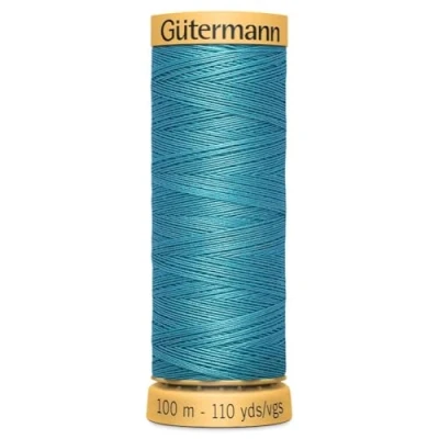 Image of Gutermann Natural Cotton 100m Quilting Sewing Machine Thread Blue 7235
