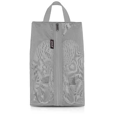 Image of Prezon Travel Shoe Bags, Water Resistant TPU Mesh, Sturdy YKK Zipper, Shoes Storage Bag, Packing Organizer, Unisex Pouch for or Home
