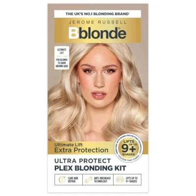 Image of Jerome Russell Bblonde Ultra Protect PLEX Blonding Kit Lifts Up to 9+ Levels Technology for Protection and Conditioning