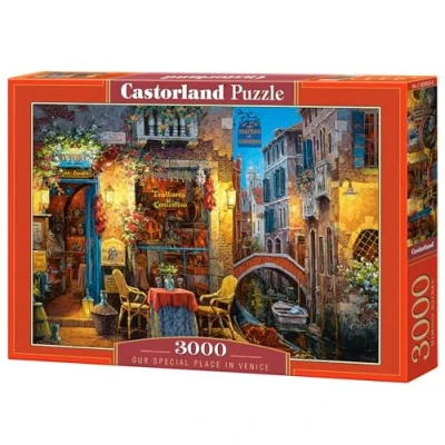 Image of Castorland C300426 Hobby Panoramic Our Special Place in Venice Jigsaw Puzzle, 3000 Pieces Set, Multicolour