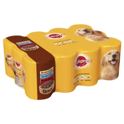 Image of Pedigree Chunks In Gravy Mixed Pack Assortment 400G X 12