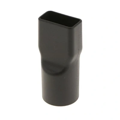 Image of MagiDeal 32mm/&#039;&#039; Dia. Round To Square Vacuum Accessories Tool Attachment Hose Tube Nozzle Brush Adapter Connector, Black, 32mm