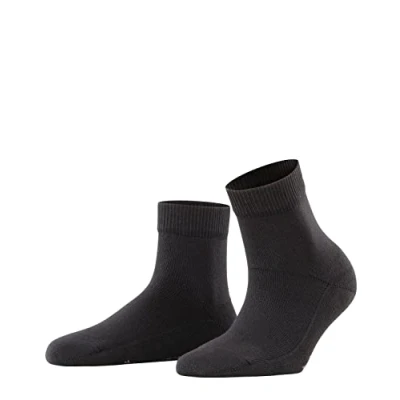 Image of FALKE Women&#039;s Light Cuddle Pads W SSO Cotton Grips On Sole 1 Pair Grip socks, Black (Black 3000), 5.5 8