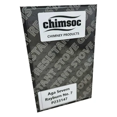 Image of Chimsoc Replacement Stove Glass Aga Severn/Rayburn no. 7 (233mm x 147mm Rectangular)