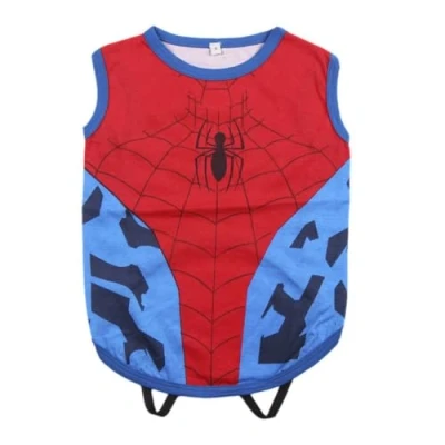 Image of CERDÁ LIFE&#039;S LITTLE MOMENTS Marvel dog clothes. Spiderman tshirts for small dogs puppy clothes with Official Disney Licensed