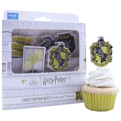 Image of PME Harry Potter Cake Toppers, Pack of 15, Hufflepuff