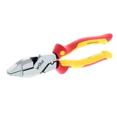 Image of Insulated NE Style Lineman’s Pliers with Crimpers 9.5 inch