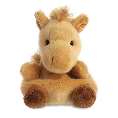 Image of Aurora, 33472, Palm Pals Gallop Horse, 5In, Soft Toy, Brown