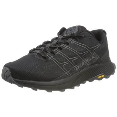 Image of Merrell Mens Moab Flight Trainers Black Size UK 7