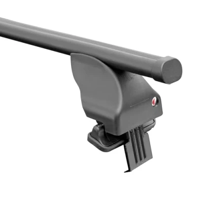 Image of roof bar set Twinny Load Steel S01 for cars with rails