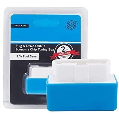 Image of Multibao Eco OBD OBD2 Economy Fuel Saver Tuning Box Chip Device For Diesel Car Gas Saving (Blue)