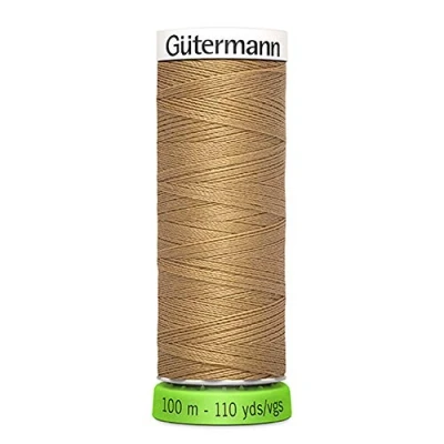 Image of Gütermann 723860 Gutermann Sew All 100% Recycled Polyester Thread 100mtr, 591 Brown, (100M) EU
