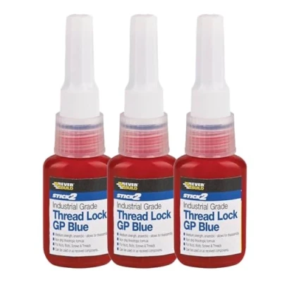 Image of Everbuild 3 X EVBTHRED10 10 g Threadlock Super Glue