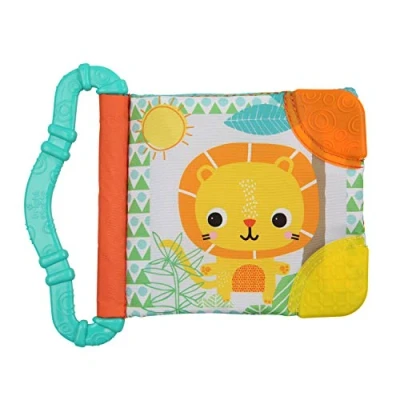 Image of Bright Starts Teethe &amp; Read Soft Book Toy, Ages 3 Months +, Style May Vary