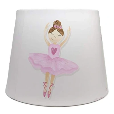 Image of Ballerina Lampshade for Ceiling Light Shade Ballet Accessories Kids Girls Bedroom Pink Nursery Night Gifts