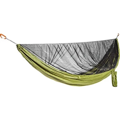 Image of Cocoon Hammock, Ultralight Mosquito Net, Olive Green/Black, 20D hexagonal ripstop nylon, 140 kg weight capacity