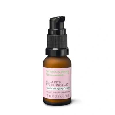 Image of Spilanthox therapy Ultra Rich Eye Lifting Fluid Anti Ageing Care for Smooth Area Spilanthol, Hyaluronic Acid &amp; Organic Aloe Vera Vegan Natural Cosmetics 15ml