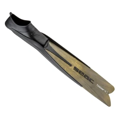 Image of SEAC Talent, Semi Long Fins for spearfishing, free diving and diving, camo brown, 47/48
