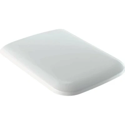Image of Keramag Toilet Seat and Cover It with Metal Hinges Soft Closing Mechanism White