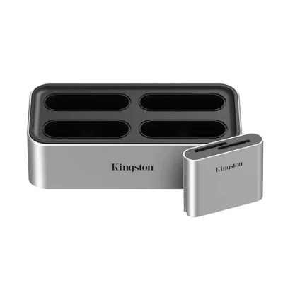 Image of Kingston Workflow Station Dock and SD Reader USB C 3.2 Gen2 w/Dual Slot UHS II WFS S