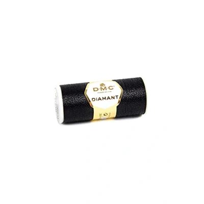 Image of DMC Diamant Metallic Needlework Thread, 38.2 Yard, Ebony