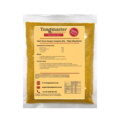 Image of Beef Curry burger Complete Mix 500g (10kg Batch)
