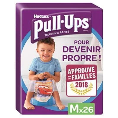 Image of Huggies Pull Ups 26 training nappies boys size 4/M