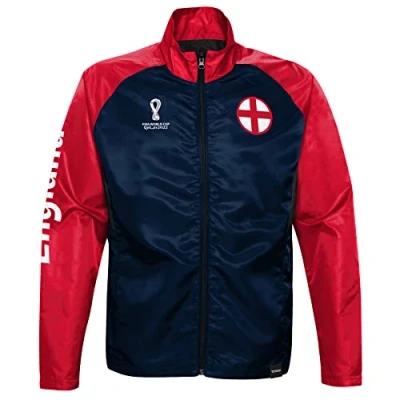 Image of Official Fifa World Cup 2022 Training Jacket, Mens, England, Small