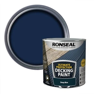 Image of Ronseal Ultimate Protection Decking Paint Deep Blue 2.5L