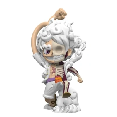 Image of Mighty Jaxx XXRAY Plus One Piece: Luffy Gear 5 9 Inch Limited Edition Collectible Art Statue by artist Jason Freeny