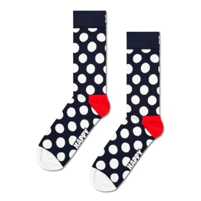 Image of Happy Socks, Crew Big Dot Sock for Men and Women, Size 41 46