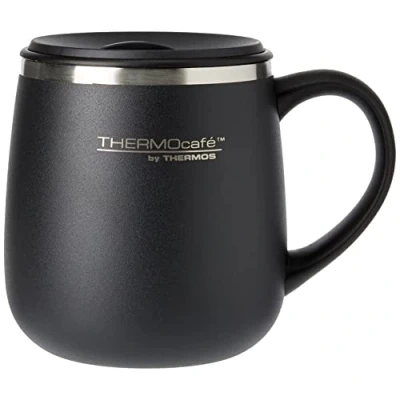 Image of ThermoCafe Black 280ml Earth Collection Desk Mug