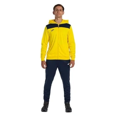 Image of Joma Men&#039;s Phoenix II Tracksuit, Yellow Navy, L