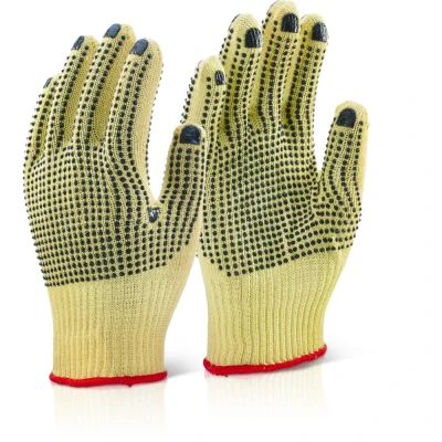 Image of Reinforced Mediumweight Dotted Glove 08