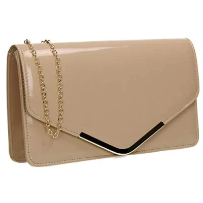 Image of SwankySwans Women&#039;s Sara Clutch Bag, Nude