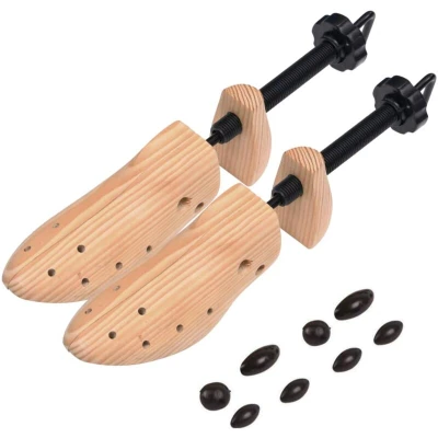 Image of vidaXL Shoe Trees Size 36 40 Solid Pine Wood