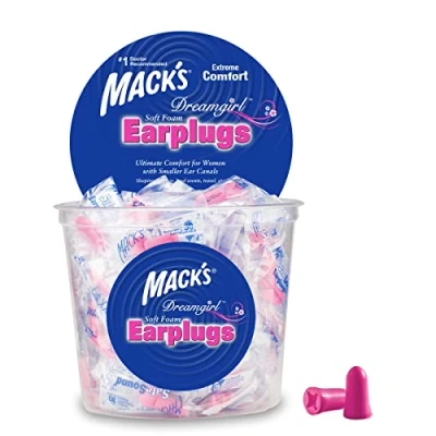 Image of Mack&#039;s Dream Girl Ear Plugs (100 Pair) Pink
